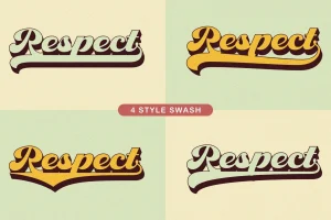 Retro Lettering – Groovy font