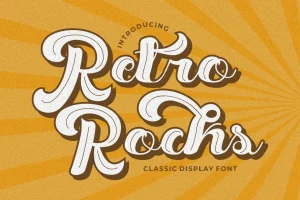 Retro Rocks – Bold Retro Script Font