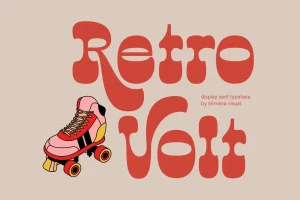 Retro Volt – Vintage Font