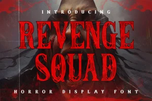 Revenge Squad Metal Horror Font