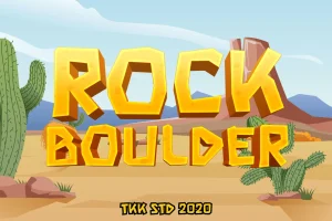 Rock Boulder – Gaming Font