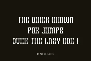 Rock Serodaz – Artdeco and Music Display Font