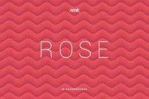 Rose | Soft Abstract Wavy Backgrounds