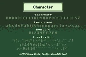 Round Bit – Pixel Font