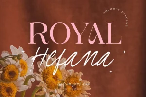 Royal Hefana – elegant font duo