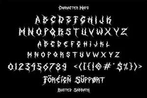 Rusted Sabbath | Black Metal Font