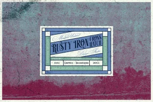 Rusty Iron Crosshatch Textures Batch No 02