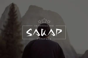 Sakap Typeface Font