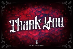 Salliery – Blackletter Tattoo Font