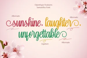 Samantha – Wedding Font