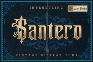 Santero Modern Blackletter Font