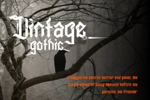 Saxterun – Display Blackletter Font