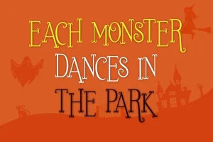 Scary Gosh|Halloween Font