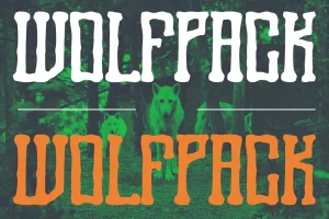 Scary Woods Display Font