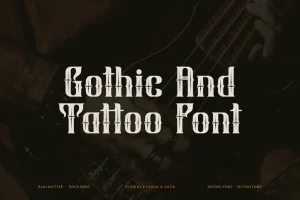 Scream Steam – Blackletter & Gothic Font