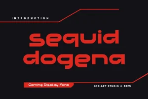 Sequid Dogena – Techno & Sans Font