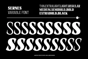 Sernes – Display Font