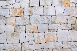 Set of 5 different stone wall textures