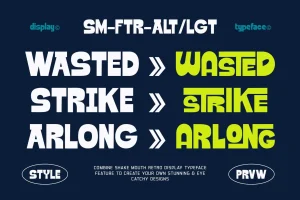 Shake Mouth Typeface