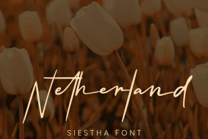 Siestha – Signature Font