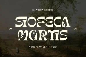 Siofeca Martis – Modern Tattoo Logo Font
