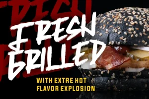 Skulrock Hard Display Typeface
