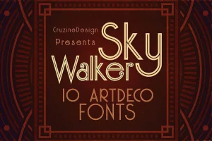 Skywalker – ArtDeco Typeface