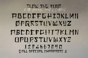 Slow Brush & SVG Font