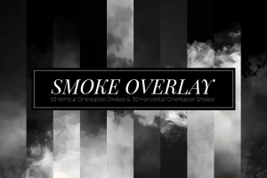 Smoke Overlay (Horizontal & Vertical Orientation)