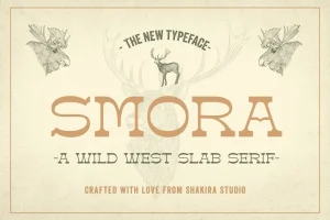 Smora – Western Font