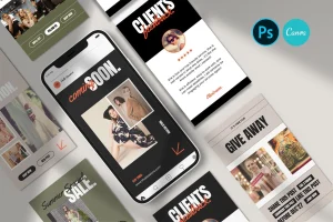 Social Media Instagram Stories Template