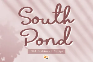 South Pond – Old Script Font