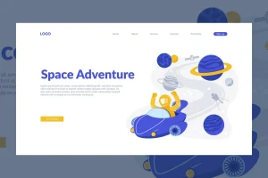 Space Adventure Illustration