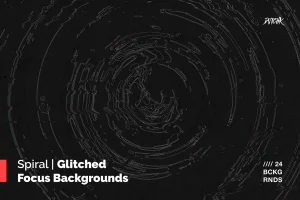 Spiral | Glitched Focus Backgrounds