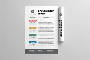 Sponsorship Level Menu