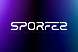 Sporfez – Tech & Futuristic Font