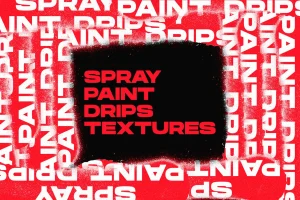 Spray Paint Drips Textures