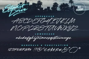 Starlit Drive Font