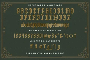 Steffany Wolfeng – Blackletter Font