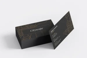 Street Map Business Card