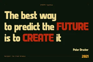 Strippy – Bold Futuristic Fonts