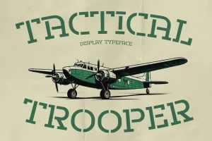 Tactical Trooper – Stencil Font