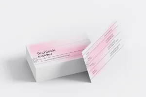 Technology Leak Business Card