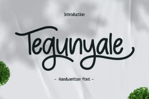Tegunyale – Handwritten Font