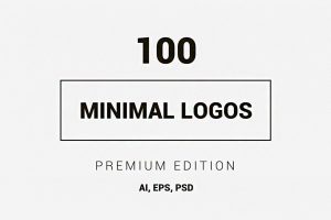 100 Minimal Logos – Premium Edition