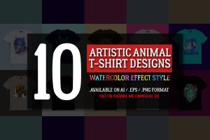 10 Artistic Animal T-shirt Designs