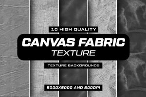10 Canvas Fabric Texture