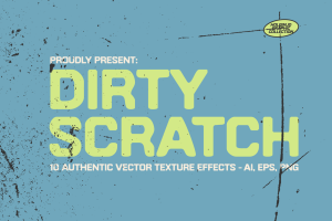 10 Dirty Scratch Vector Texture