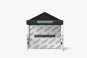10 Display Tent Mockup