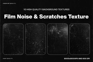 10 Film Noise & Scratches Texture